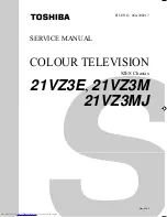 Toshiba 21VZ3E Service Manual preview