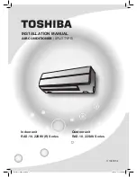 Toshiba 22SAV Installation Manual preview