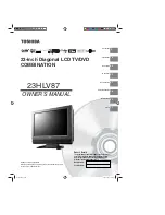 Toshiba 23HLV87 - 23" LCD TV Owner'S Manual preview