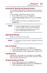 Preview for 81 page of Toshiba 23L1350U User Manual