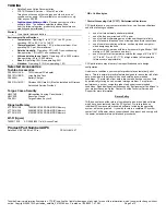 Preview for 2 page of Toshiba 2410-S185 Specifications