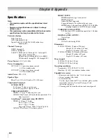 Preview for 60 page of Toshiba 32CV510 Owner'S Manual