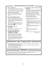 Preview for 2 page of Toshiba 32W331D Service Manual