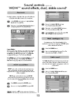 Preview for 15 page of Toshiba 32WLT58 Series Owner'S Manual