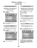 Preview for 20 page of Toshiba 32WLT58 Series Owner'S Manual