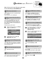 Preview for 32 page of Toshiba 32WLT58 Series Owner'S Manual