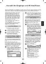 Preview for 65 page of Toshiba 32ZP46 Series Owner'S Manual