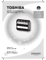 Preview for 1 page of Toshiba 35S3AVP-ND Installation Manual