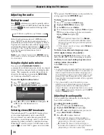 Preview for 46 page of Toshiba 40SL412U Easy Setup Manual