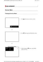 Preview for 2 page of Toshiba 40XV733 Adjustment