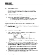 Preview for 103 page of Toshiba 4200FA Series Installation And Operation Manual