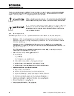 Preview for 108 page of Toshiba 4200FA Series Installation And Operation Manual