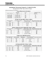 Preview for 126 page of Toshiba 4200FA Series Installation And Operation Manual