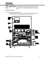 Preview for 21 page of Toshiba 4200FA XT Installation And Operation Manual