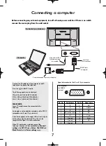 Preview for 7 page of Toshiba 42WP56 Owner'S Manual