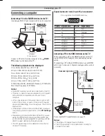 Preview for 49 page of Toshiba 46WL700A Owner'S Manual