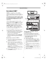 Preview for 17 page of Toshiba 50HMX96 - 50" Rear Projection TV (French) Manual D'Installation