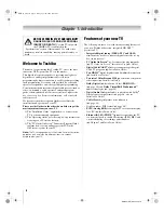 Preview for 6 page of Toshiba 50HMX96 - 50" Rear Projection TV Operating Manual