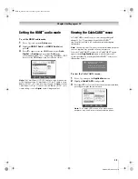 Preview for 29 page of Toshiba 50HMX96 - 50" Rear Projection TV Operating Manual