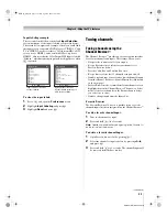 Preview for 33 page of Toshiba 50HMX96 - 50" Rear Projection TV Operating Manual