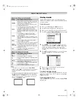 Preview for 49 page of Toshiba 50HMX96 - 50" Rear Projection TV Operating Manual