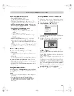 Preview for 65 page of Toshiba 50HMX96 - 50" Rear Projection TV Operating Manual