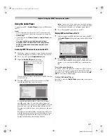 Preview for 67 page of Toshiba 50HMX96 - 50" Rear Projection TV Operating Manual