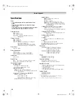 Preview for 84 page of Toshiba 50HMX96 - 50" Rear Projection TV Operating Manual