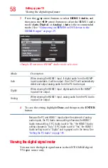 Preview for 58 page of Toshiba 50L2200U User Manual