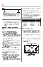 Preview for 6 page of Toshiba 50L7300U User Manual