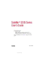 Toshiba 5205-S119 User Manual preview
