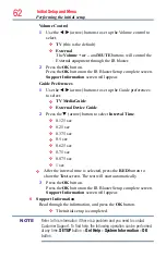 Preview for 62 page of Toshiba 58L7350U User Manual