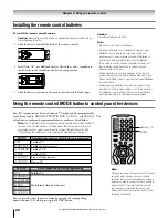 Preview for 28 page of Toshiba 62HM195 - 62" Rear Projection TV Owner'S Manual