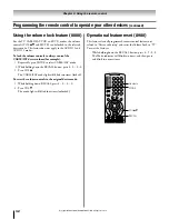 Preview for 32 page of Toshiba 62HM195 - 62" Rear Projection TV Owner'S Manual