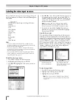 Preview for 68 page of Toshiba 62HM195 - 62" Rear Projection TV Owner'S Manual