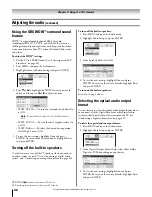 Preview for 86 page of Toshiba 62HM195 - 62" Rear Projection TV Owner'S Manual