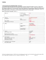 Preview for 3 page of Toshiba A10-S167 Specifications