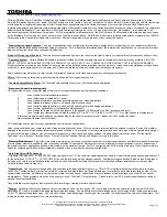 Preview for 3 page of Toshiba A105-S2091 Specifications