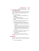 Preview for 163 page of Toshiba A200-EZ2204X - Satellite Pro - Core 2 Duo GHz User Manual