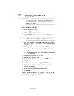 Preview for 212 page of Toshiba A200-EZ2204X - Satellite Pro - Core 2 Duo GHz User Manual