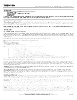 Preview for 4 page of Toshiba A205-S7468 - Satellite - Core 2 Duo 1.5 GHz Specifications