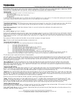 Preview for 3 page of Toshiba A215-S4737 Specifications