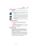 Preview for 41 page of Toshiba A355-S6879 - Satellite - Core 2 Duo GHz (Spanish) Manual Del Usuario