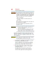 Preview for 44 page of Toshiba A355-S6879 - Satellite - Core 2 Duo GHz (Spanish) Manual Del Usuario