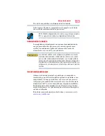 Preview for 103 page of Toshiba A355-S6879 - Satellite - Core 2 Duo GHz (Spanish) Manual Del Usuario