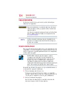 Preview for 104 page of Toshiba A355-S6879 - Satellite - Core 2 Duo GHz (Spanish) Manual Del Usuario