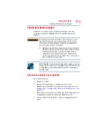 Preview for 113 page of Toshiba A355-S6879 - Satellite - Core 2 Duo GHz (Spanish) Manual Del Usuario