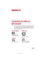 Preview for 214 page of Toshiba A355-S6879 - Satellite - Core 2 Duo GHz (Spanish) Manual Del Usuario