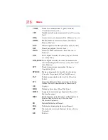 Preview for 216 page of Toshiba A355-S6879 - Satellite - Core 2 Duo GHz (Spanish) Manual Del Usuario