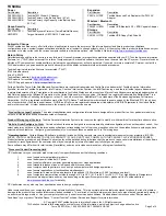 Preview for 3 page of Toshiba A5-S6215TD Specifications